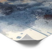 Schönheit der Malerei in Jerusalem, Wasserfarbe Ch Poster (Ecke)