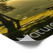 Schönheit der Natur | Friedliche Ruhe in der Natur Poster (Ecke)