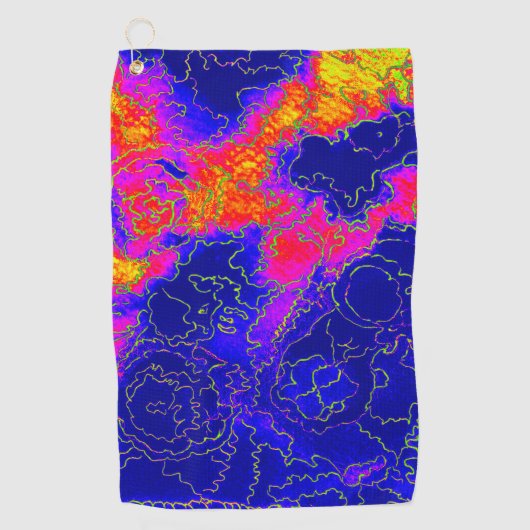 Schönheit der Natur Golfhandtuch (Vorderseite)