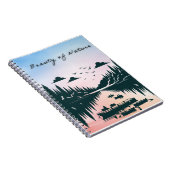 Schönheit der Natur Notizblock (Rechte Seite)