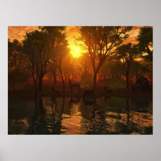 Schönheit der Natur Poster