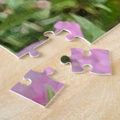 Schönheit der rosa Hollyhock Puzzle (Seite)