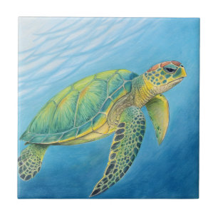 Schönheit der Schildkröte Fliese