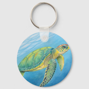 Schönheit der Schildkröte Schlüsselanhänger