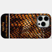 Schönheit der Schlangenfelle in der Natur Case-Mate iPhone Hülle (Rückseite (Horizontal))