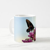 Schönheit der Schmetterlingsblume-Tasse Kaffeetasse (Vorderseite Links)