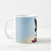 Schönheit der Schmetterlingsblume-Tasse Kaffeetasse (Links)