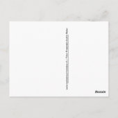 Schönheit der Schweiz Postkarte (Rückseite)