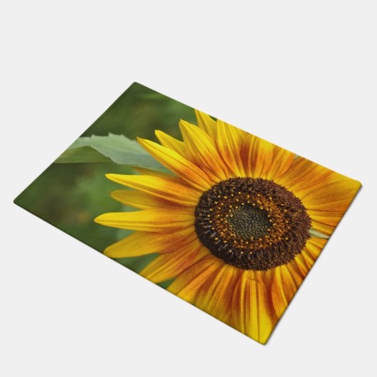 Schönheit der Sonnenblumen Fußmatte (Schrägansicht)