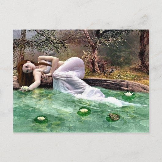 Schönheit der Wasserlilie Postkarte (Vorderseite)