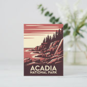Schönheit des Acadia Nationalparks Postkarte (Stehend Vorderseite)