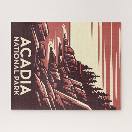 Schönheit des Acadia Nationalparks Puzzle (Horizontal)