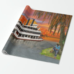 Schönheit des Bayou Geschenkpapier
