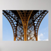 Schönheit des Eiffelturms in Paris Poster (Vorne)