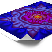 Schönheit des Fraktals Poster (Ecke)