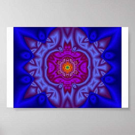 Schönheit des Fraktals Poster (Vorne)