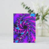 Schönheit des Fraktals Postkarte (Stehend Vorderseite)