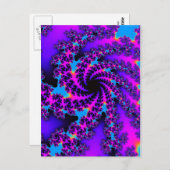 Schönheit des Fraktals Postkarte (Vorne/Hinten)