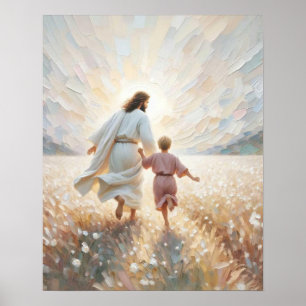 Schönheit des Glaubens, Christliche Wandkunst, Jes Poster