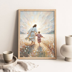 Schönheit des Glaubens, Christliche Wandkunst, Jes Poster