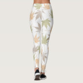 Schönheit des Herbstblattes Leggings (Rückseite)