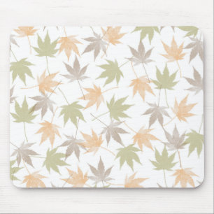 Schönheit des Herbstblattes Mousepad