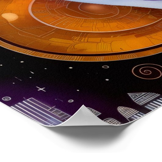 Schönheit des Kubismus Poster (Ecke)