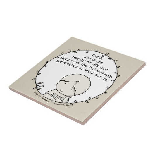 Schönheit des Lebens Fliese (Seite)