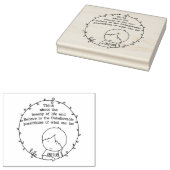 Schönheit des Lebens Gummistempel (Stempel)