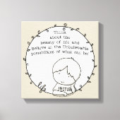 Schönheit des Lebens Leinwanddruck (Vorderseite)