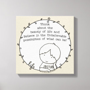 Schönheit des Lebens Leinwanddruck