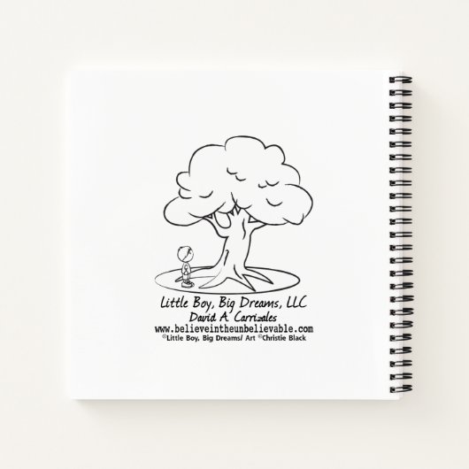 Schönheit des Lebens Notizbuch (Rückseite)