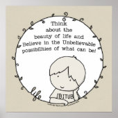 Schönheit des Lebens Poster (Vorne)