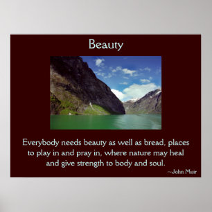 Schönheit des Naturplakats Poster