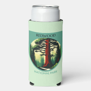 Schönheit des Redwood-Nationalparks in Kalifornien Selters Dosenkühler