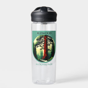 Schönheit des Redwood-Nationalparks in Kalifornien Trinkflasche