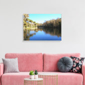 Schönheit des Silver River Leinwanddruck (Insitu (Wohnzimmer))