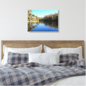 Schönheit des Silver River Leinwanddruck (Insitu (Schlafzimmer))