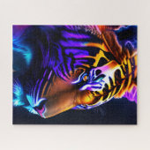 Schönheit des Tigers Puzzle (Horizontal)