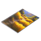 Schönheit des Weges auf dem Gelben Grasberg Notizblock (Linke Seite)