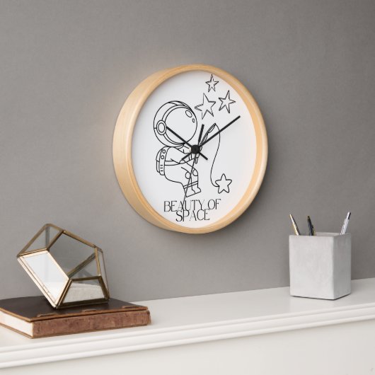 "Schönheit des Weltraums" Uhr (Büro)