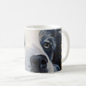 Schönheit die blaue Merle Kaffeetasse (VorderseiteRechts)