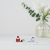 Schönheit - dünn mini visitenkarte (Stehend Vorderseite)