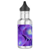 Schönheit einer blauen Hydrangea-Flasche Edelstahlflasche (Links)