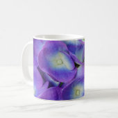 Schönheit einer Blue Hydrangea-Tasse Kaffeetasse (Vorderseite Links)