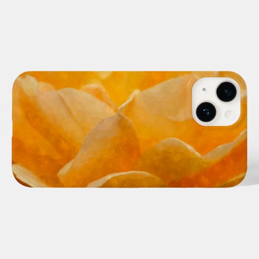 Schönheit einer Rose Painterly iPhone Case (Rückseite (Horizontal))