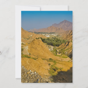 Schönheit einer Wüstenlandschaft Feiertagskarte