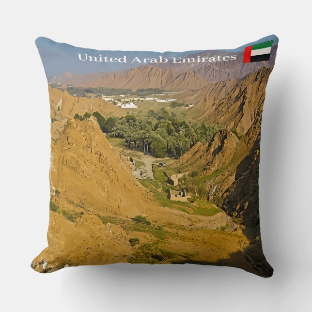 Schönheit einer Wüstenlandschaft Kissen (Vorderseite)