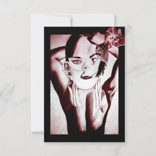 Schönheit Einladung (Vorderseite)