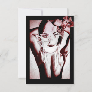 Schönheit Einladung